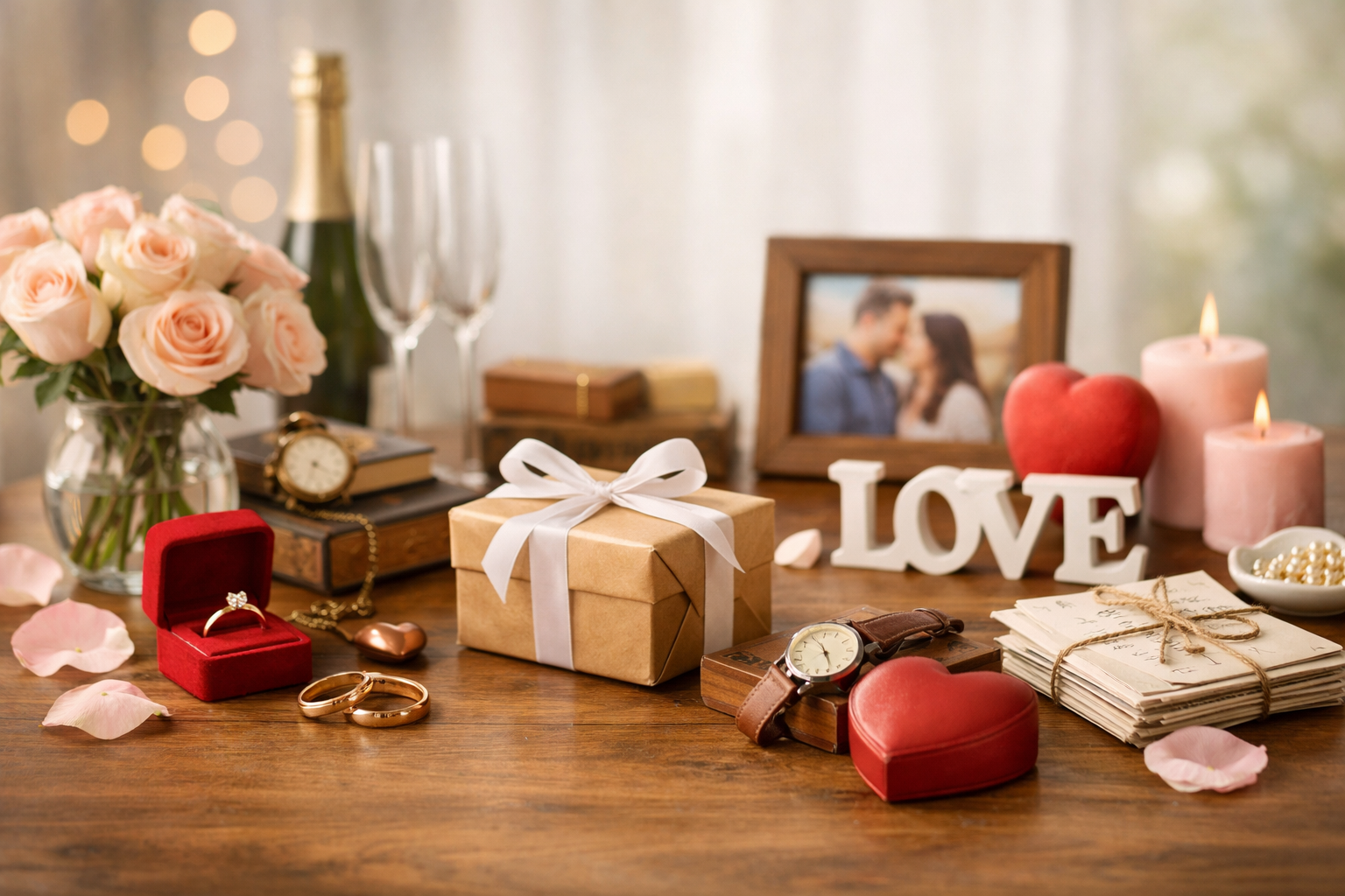 Regalos de Aniversario por Años y Lenguajes del Amor