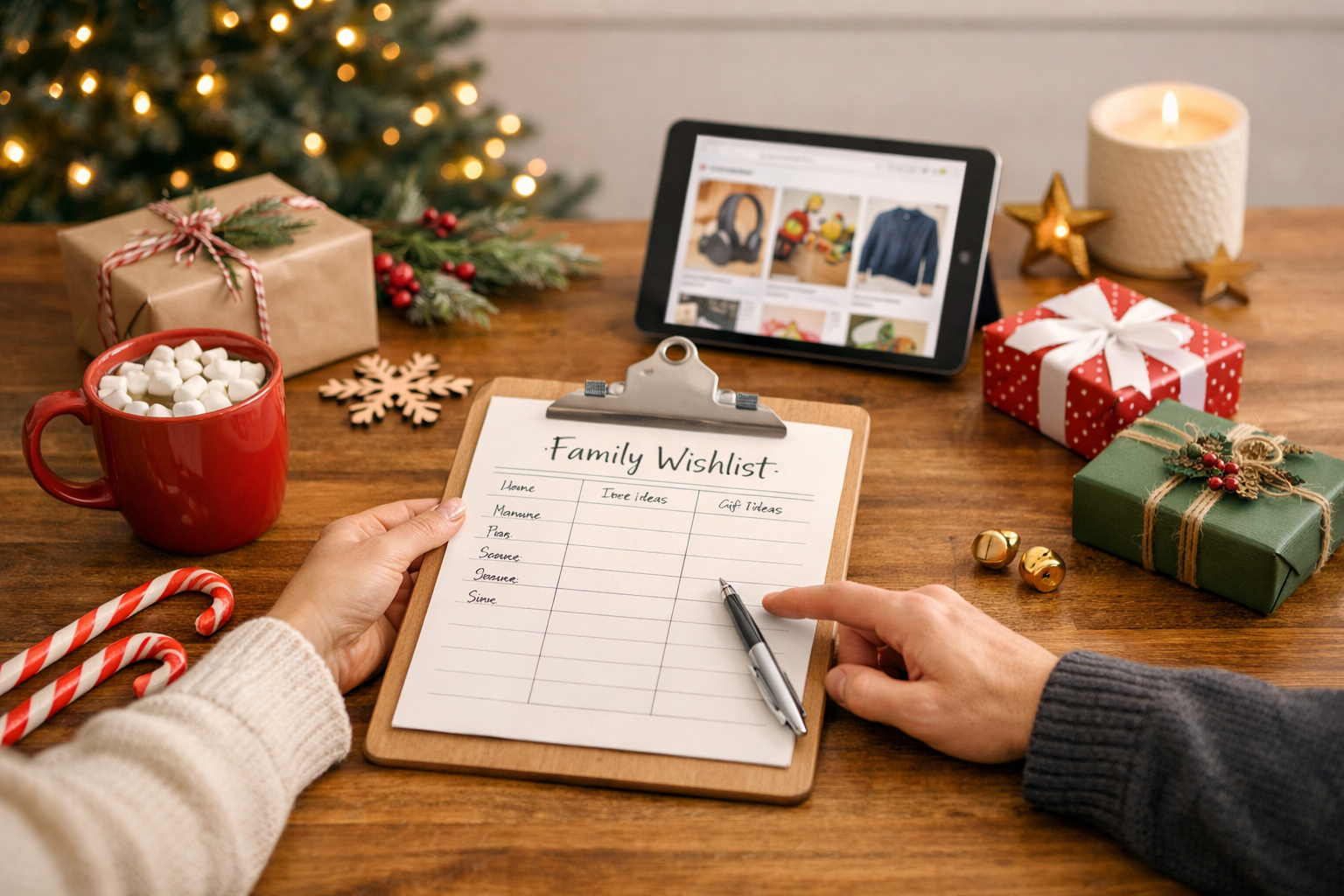 Wie ich eine Familien-Geschenkliste erfolgreich erstellte