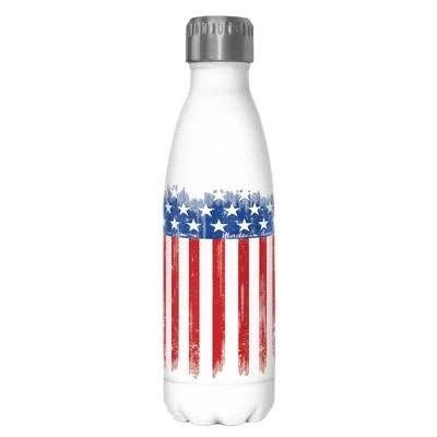 Lost Gods Distressed American Flag Water Bottle
