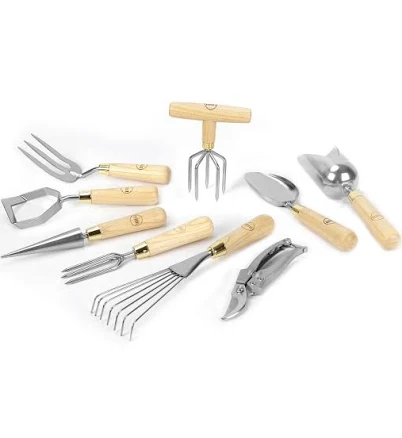 Better Homes & Gardens 9-Piece Stainless Steel Gardening Tool Set