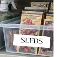 Custom Gardening Labels | Personalized Garden Storage Labels | Garden Shed Labels | Garden Tool Organization | Minimalist Garden
