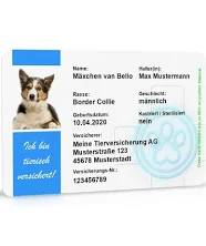 Versichertenkarte für Tiere