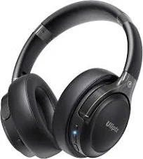 Uliptz Auriculares Inalámbricos Bluetooth, 65 Horas de Reproducción, 6 Modos de Sonido EQ, Auriculares Inalámbricos Diadema Estéreo HiFi con Micrófono