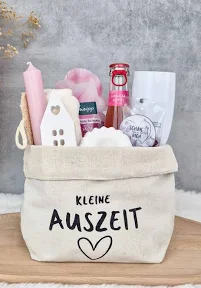 Wellness Geschenkset für Frauen Geschenkkorb Kleine Auszeit Geschenk Frau