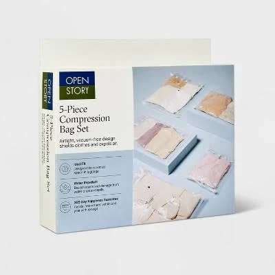 Open Story 5pc Compression Bag Set