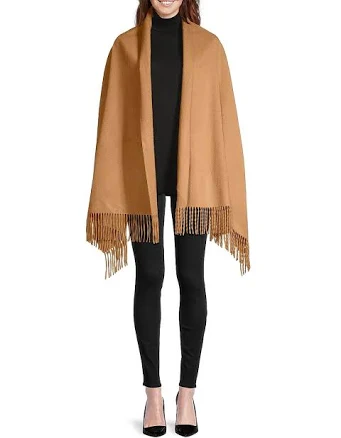Sofia Cashmere Fringed Evening Wrap