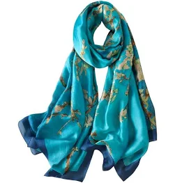 Trillion London Spring Collection Écharpe en soie pour femme