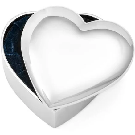 Custom Engraved Heart Jewelry Box