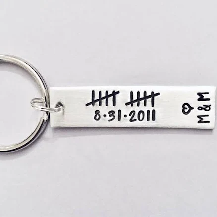 Personalized Aluminum Keychain for Men