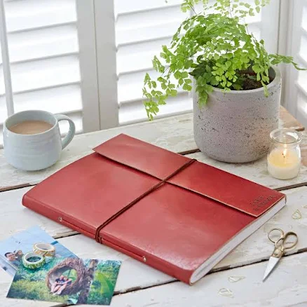 Personalised Distressed Leather Photo Album