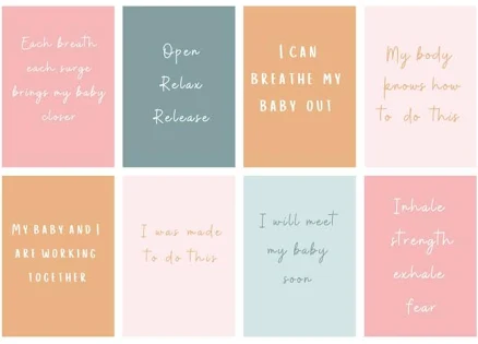 Birth Affirmation Cards, Mindfulness Cards, Affirmation Cards, Self Love Affirmations, Manifestation Cards, Mindfulness