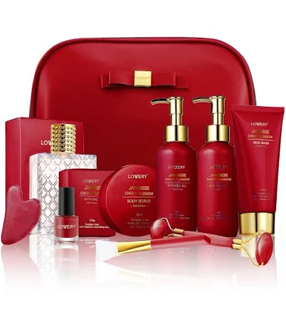 Lovery 11-Pc. Luxury Japanese Cherry Blossom Body Care Spa Gift Set