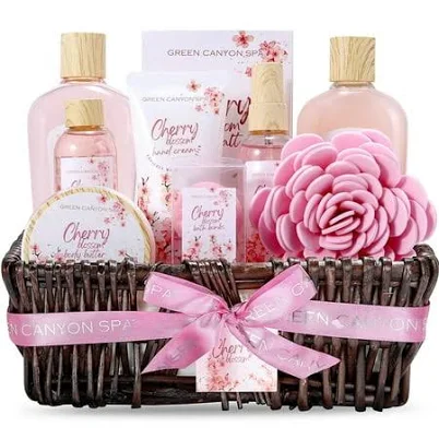 10 Pcs Cherry Blossom Spa Gift Baskets
