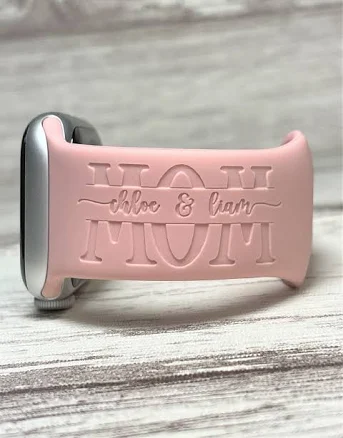 Personalized Engraved Apple Watch Band
