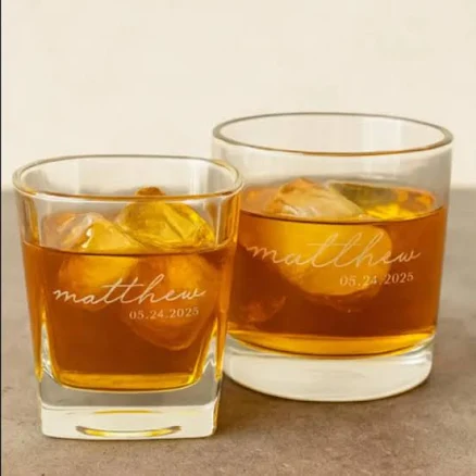 Groomsmen Whiskey Glasses