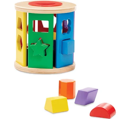 Melissa & Doug Match and Roll Shape Sorter