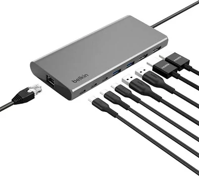 Belkin Universal USB-C 8-in-1 Dual Display Core Hub