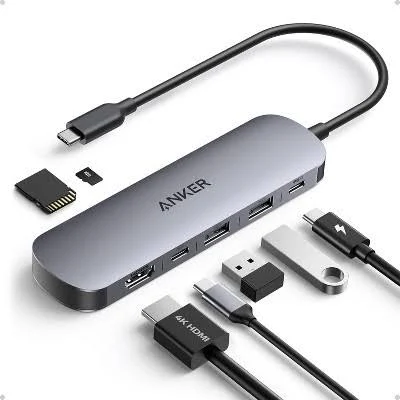 Anker USB C Hub 7-in-1 Multi-Port USB Adapter