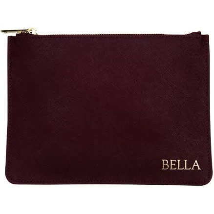 Olivia&Co. Personalised Pouch Saffiano Leather Australia