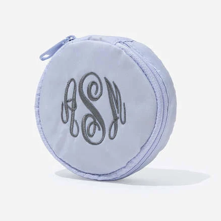 Monogrammed Travel Jewelry Case