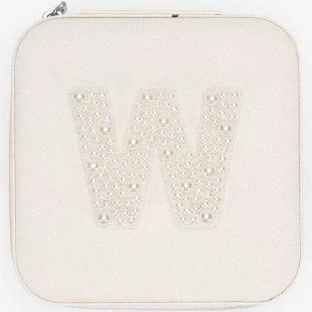 Pearl Monogrammed Jewelry Box