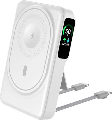 Energizer 10,000mAh 22.5W Magnetic Wireless Qi/Qi2.0/MagSafe PowerBank OLED Display