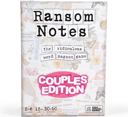 Ransom Notes Couples Edition!