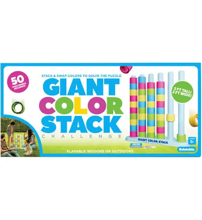 Giant Color Stack Challenge Puzzle Game