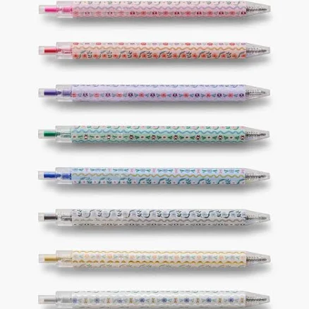 Rifle Paper Co. Delphine Gel Pen Set of 8