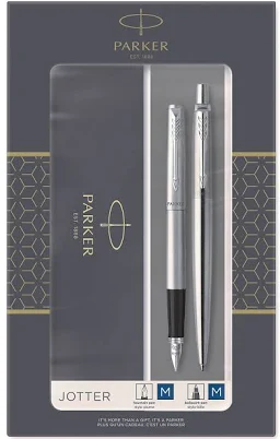 Parker Jotter Ballpoint & Fountain Pen Set