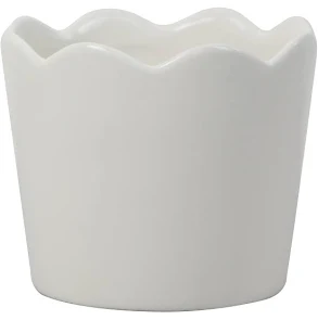 Mainstays Scallop Ceramic Planter