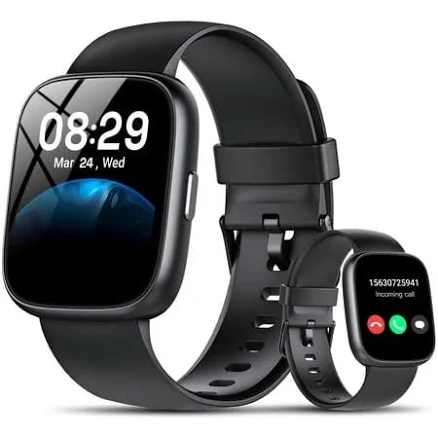 Smart Watch Fits for Android and IPhone, Smartwatch for Women Men with Alexa Built-in, 1.83 inch HD Touchscreen Fitness Tracker 120 Plus Sports Mode,