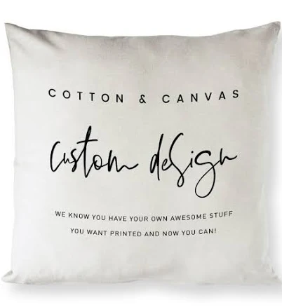 The Cotton & Canvas Co. Custom Pillow Cover