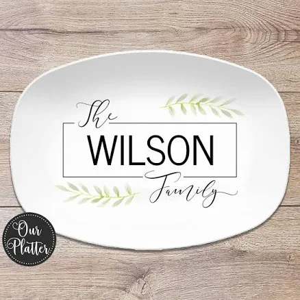 Personalized Family Platter