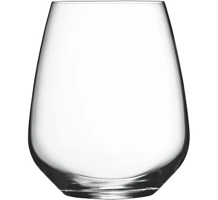 Luigi Bormioli - Stemless Wine Glasses set of 4 - 23.25oz - Crescendo - Made in Italy - Italian Premium Glassware