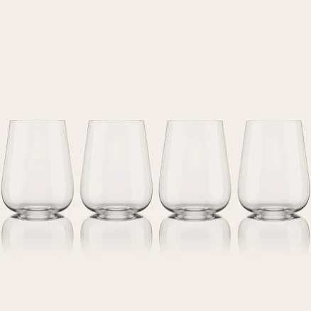Fable Stemless Wine Glasses Pro Set of 4