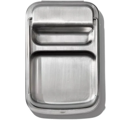 OXO Good Grips Stainless Steel Spoon Rest with Lid Holder