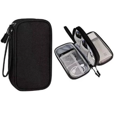 Tika Double Layer Electronics Organizer Travel Case