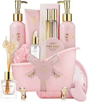 Lovery 19-Pc. Pink Rose Relaxing Luxury Spa Gift Set