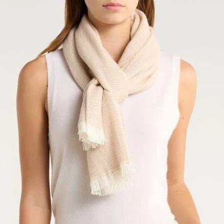 Nordstrom Lightweight Wool & Cashmere Wrap