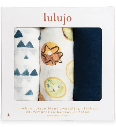 Lulujo Bamboo Swaddle 3 Pack