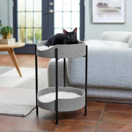 Frisco Elevated Modern Two Tier Cat Bed