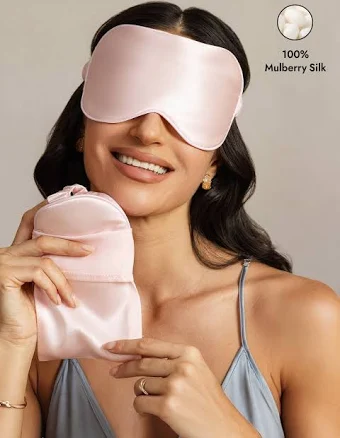SilkSilky Pure Silk Eye Mask And Envelope Pouch Set