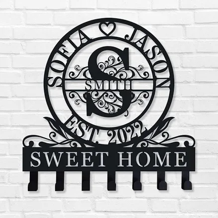 Personalized Wall Key Holder