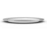 Threshold Ceramic Oval Beaded Platter