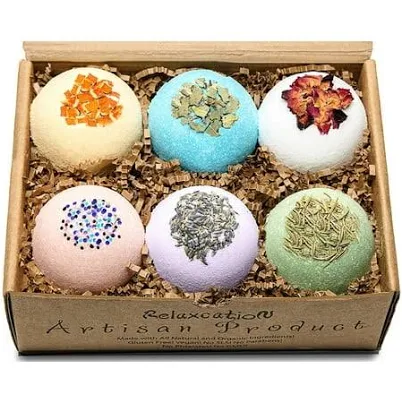 Organic Bath Bombs Gift Set