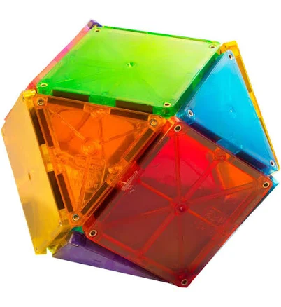 Magna-Tiles 100-Piece Clear Colors Set