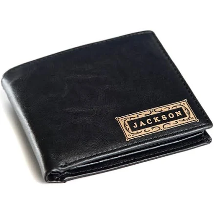 Swanky Badger Personalized Name on Front Wallet