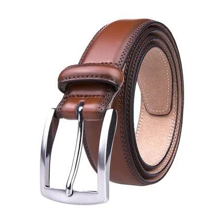 KM Legend Men's Genuine Leather Dress Belt