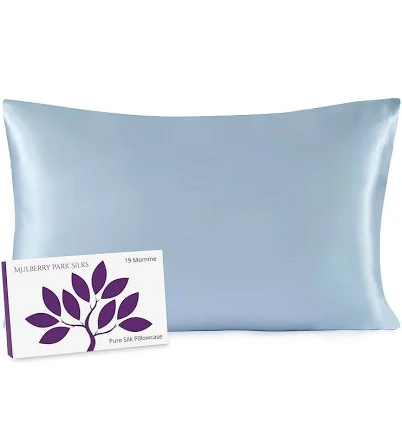 Mulberry Park 100% Silk Pillowcase 19 Momme Grade 6a Mulberry Silk